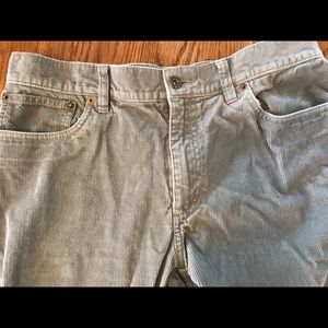 J.Crew slim fit grey corduroy 32/34
